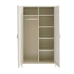 Armoire PANTONE métal beige sable 2 portes