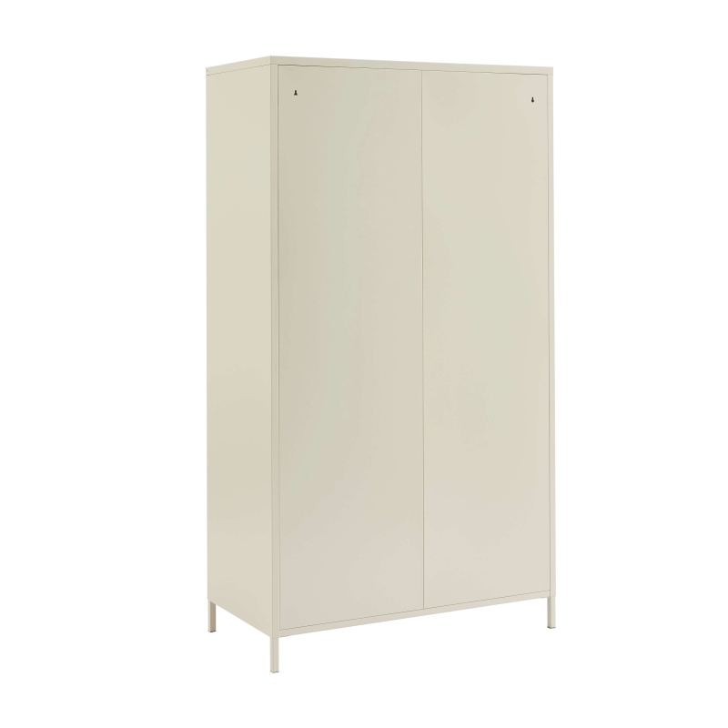 Armoire PANTONE métal beige sable 2 portes