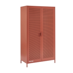 Armoire PANTONE métal terracotta 2 portes