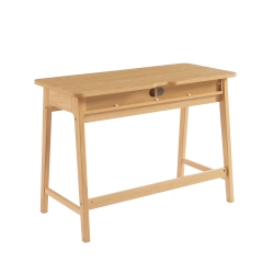 Bureau MAIA 2 compartiments effet chêne 110cm