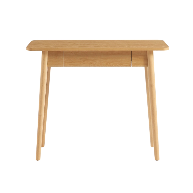 Console SOLENN effet chêne 1 tiroir 100cm