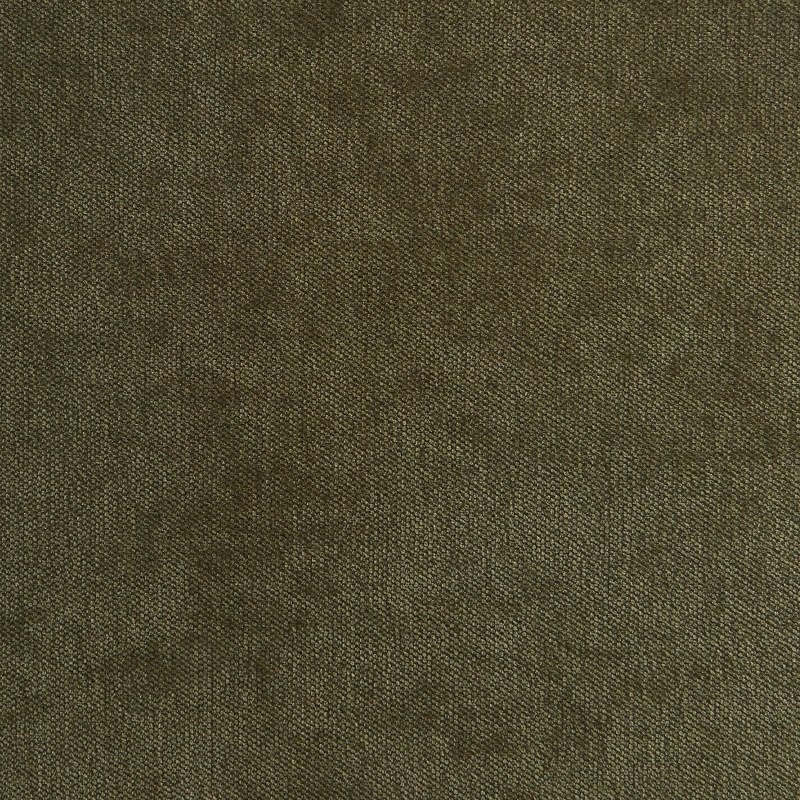 Lot de 2 chaises PANTONE tissu et pieds métal vert olive