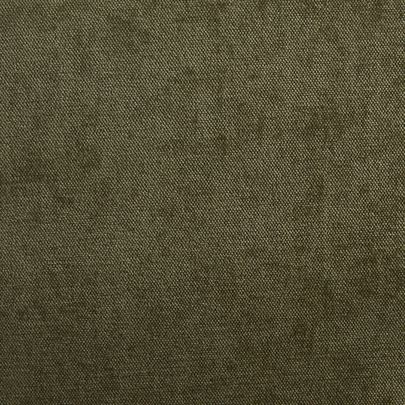 Lot de 2 chaises PANTONE tissu et pieds métal vert olive