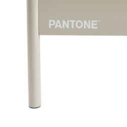 Lit PANTONE 140x190 métal beige sable sommier inclus