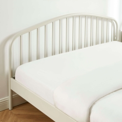 Lit PANTONE 160x200 métal beige sable sommier inclus