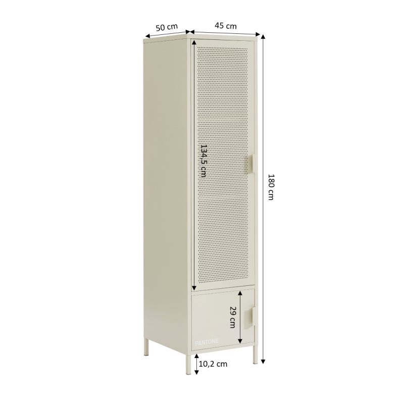 Vestiaire PANTONEmétal beige sable h180cm