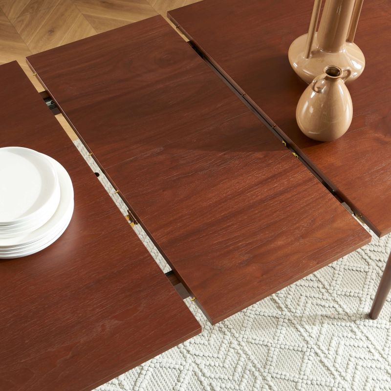 Table extensible LEON noyer 160 à 200cm