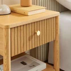 Table de chevet CLEO placage chêne