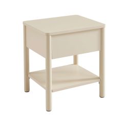 Table de chevet CLEO laqué beige
