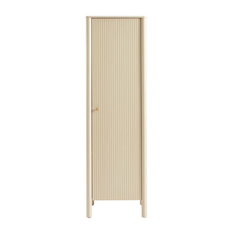 Armoire CLEO laqué beige 1 porte