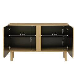 Buffet BRAGA beige 2 portes 120cm