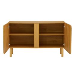 Buffet BRAGA effet chêne 2 portes 120cm