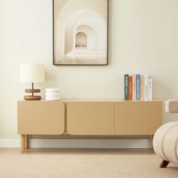 Meuble TV BRAGA beige 3 portes 150cm