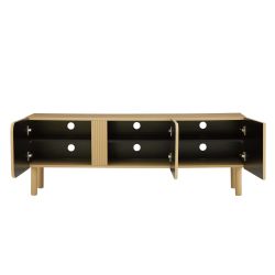 Meuble TV BRAGA beige 3 portes 150cm