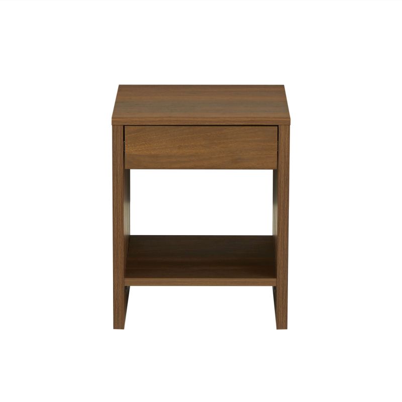 Table de chevet LIMA effet noyer 1 tiroir