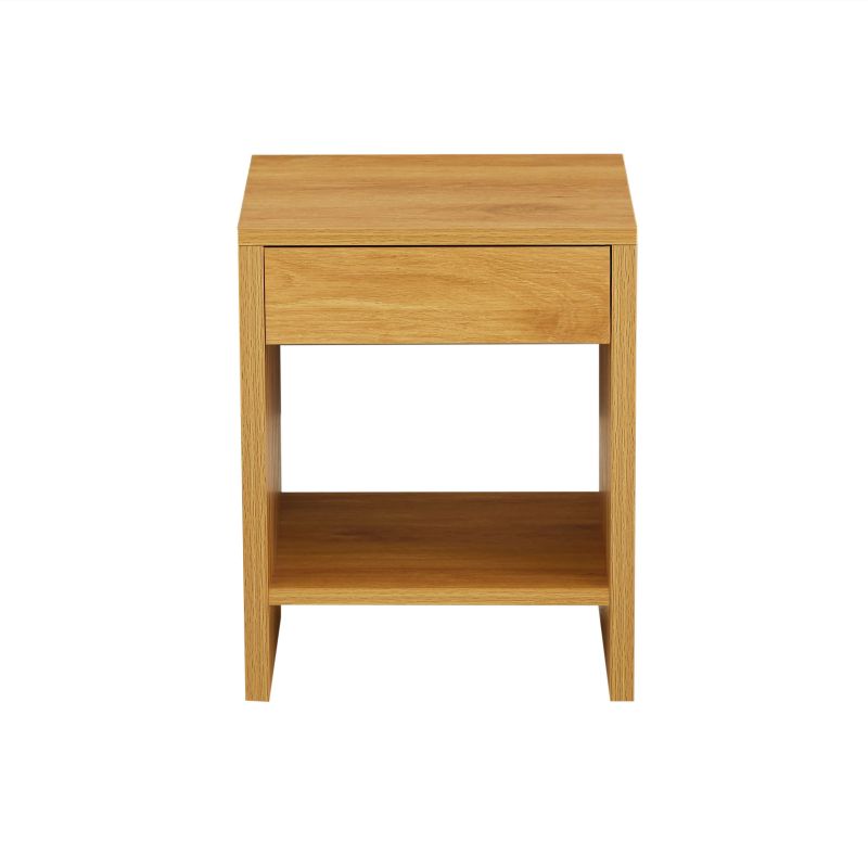 Table de chevet LIMA effet chêne 1 tiroir
