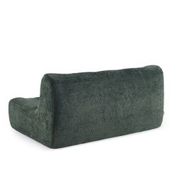 Banquette JANIS modulable 2 places tissu chenille vert