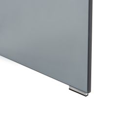 Lot de 2 tables de chevet GINZA verre trempé noir