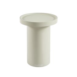Table d'appoint PANTONE finition laquée mate beige sable 40cm