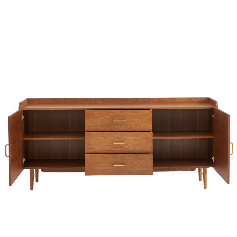 Buffet TWIGGY placage frêne 2 portes 180cm
