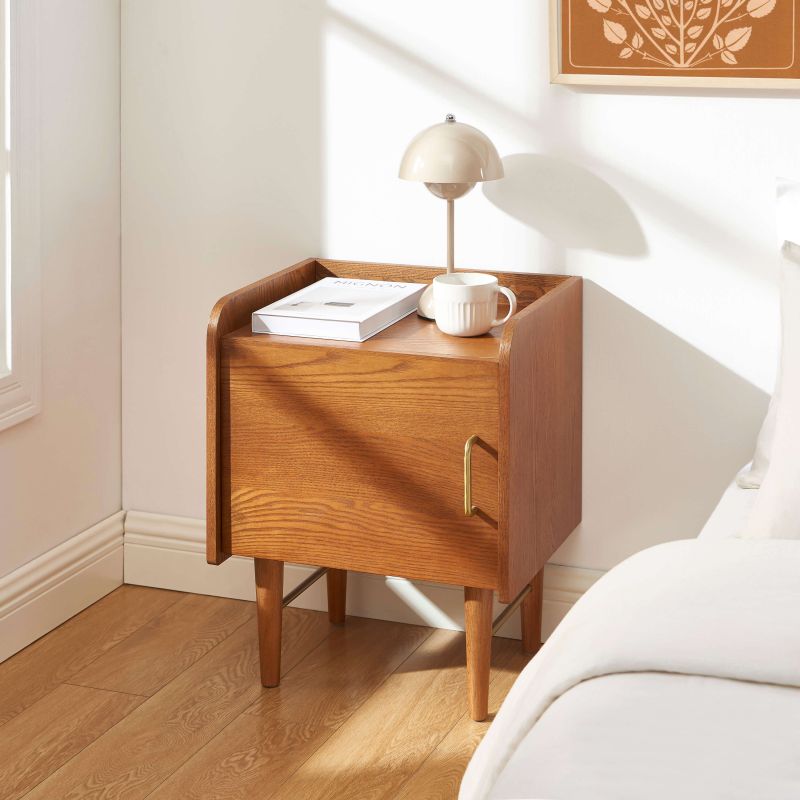 Table de chevet TWIGGY placage frêne