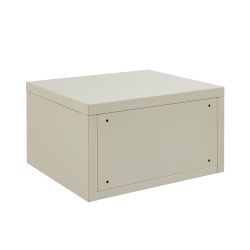 Table de chevet murale PANTONE métal beige sable 40cm