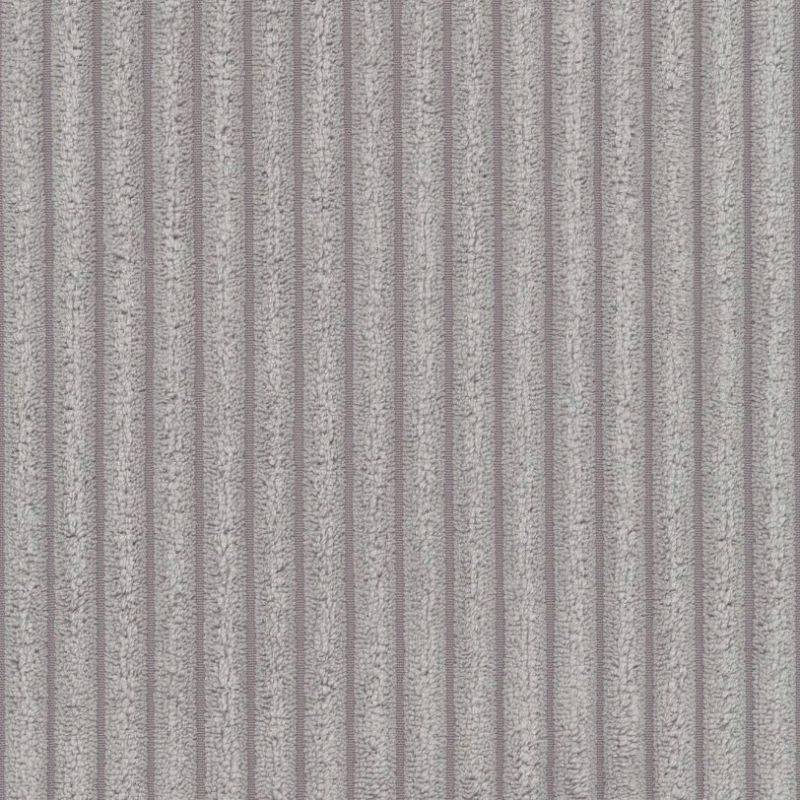 Canapé panoramique fixe NUNA 7 places chaise gauche velours côtelé gris