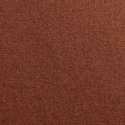 Ensemble repas table à manger ronde en verre HARRY 120 cm et lot de 4 chaises NOA tissu terracotta