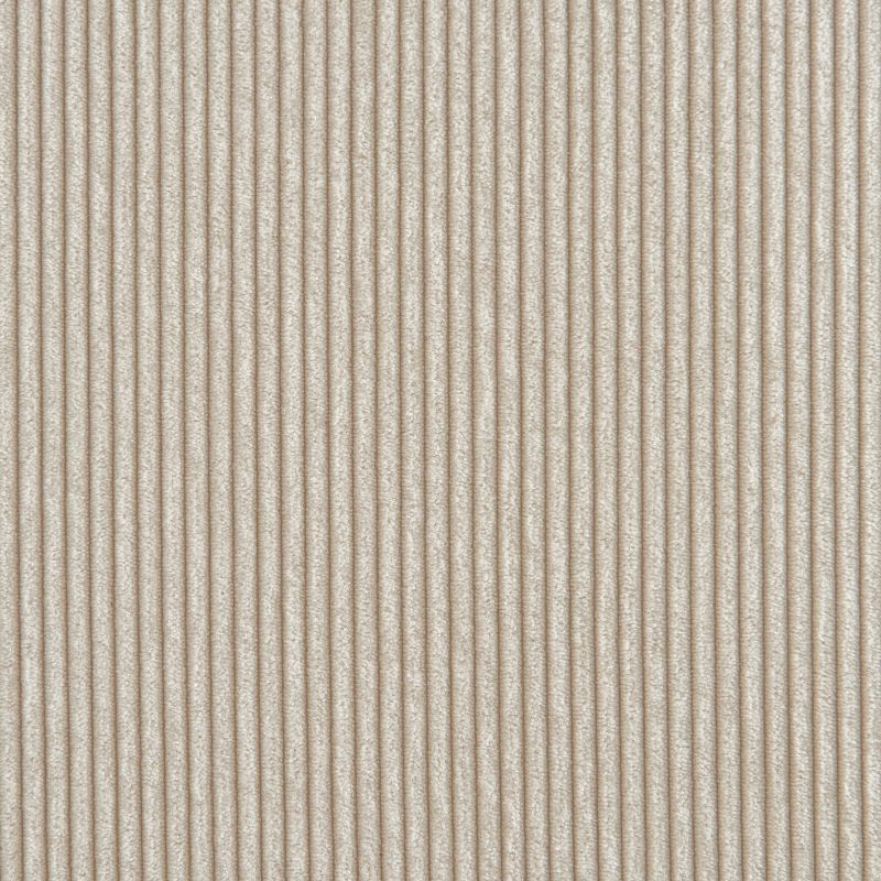 Ensemble repas table extensible ORACLE placage chêne et lot de 4 chaises ELLA velours côtelé écru et cannage