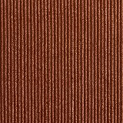 Ensemble repas table extensible ORACLE placage chêne et lot de 4 chaises ELLA velours côtelé terracotta et cannage