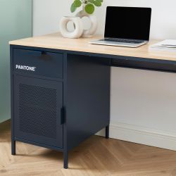 Bureau PANTONEmétal bleu nuit120cm