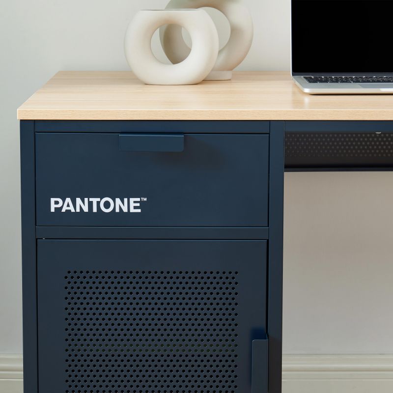 Bureau PANTONEmétal bleu nuit120cm