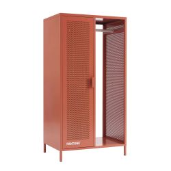 Vestiaire PANTONE métal terracotta avec penderie h145cm