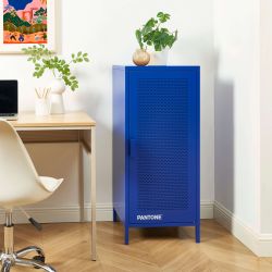 Caisson de bureau PANTONE métal bleu électrique h105cm