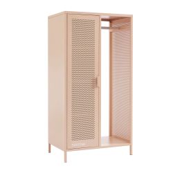 Vestiaire PANTONE métal rose blush avec penderie h145cm