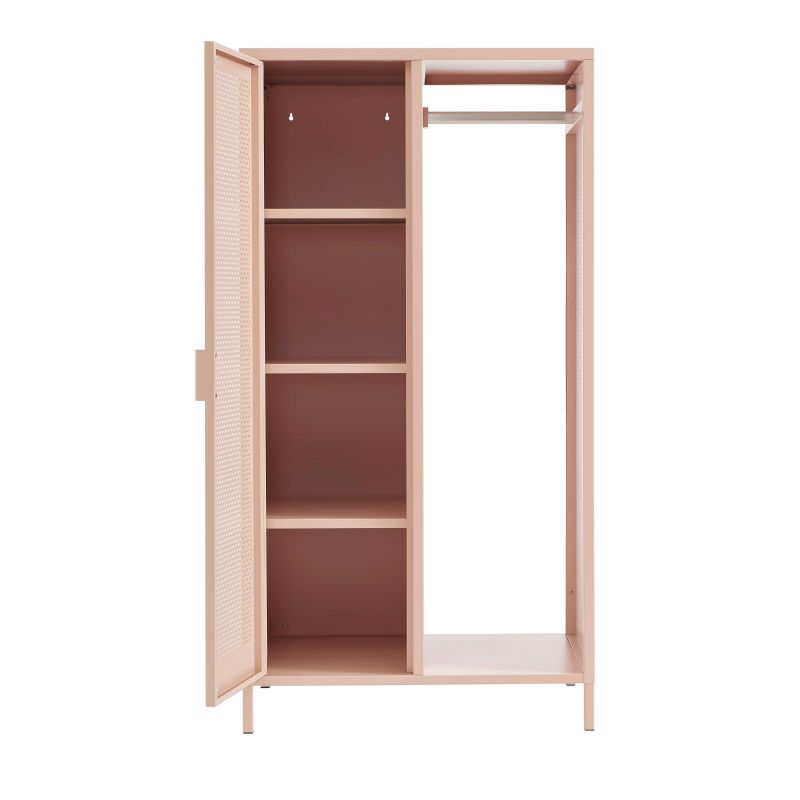 Vestiaire PANTONE métal rose blush avec penderie h145cm