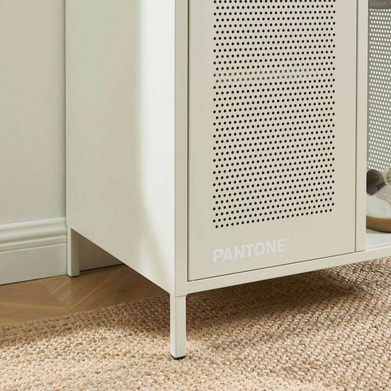 Vestiaire PANTONE métal beige sable avec penderie h145cm