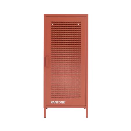 Caisson de bureau PANTONE métal terracotta h105cm