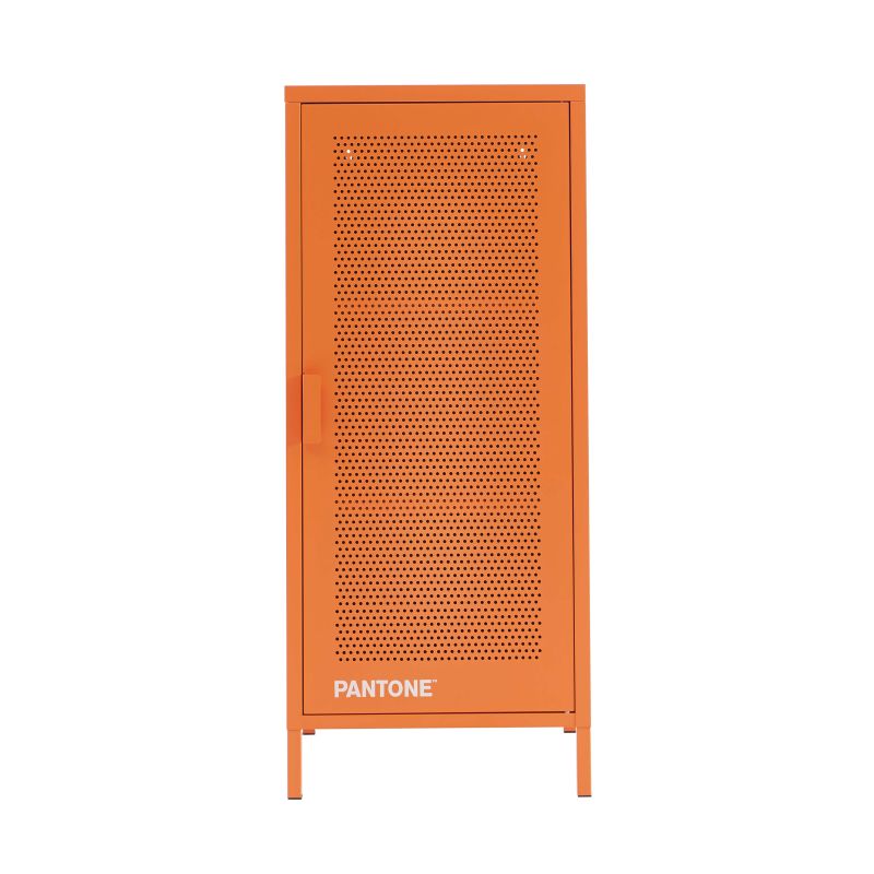 Caisson de bureau PANTONE métal orange h105cm