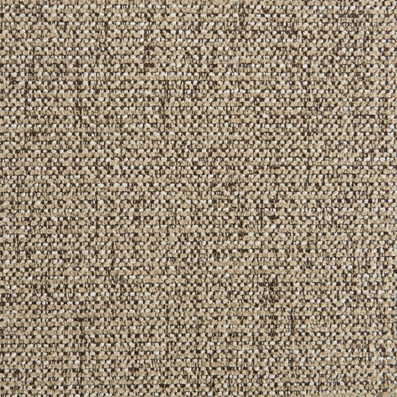 Lot de 2 chaises MOE tissu marron clair pieds effet bois