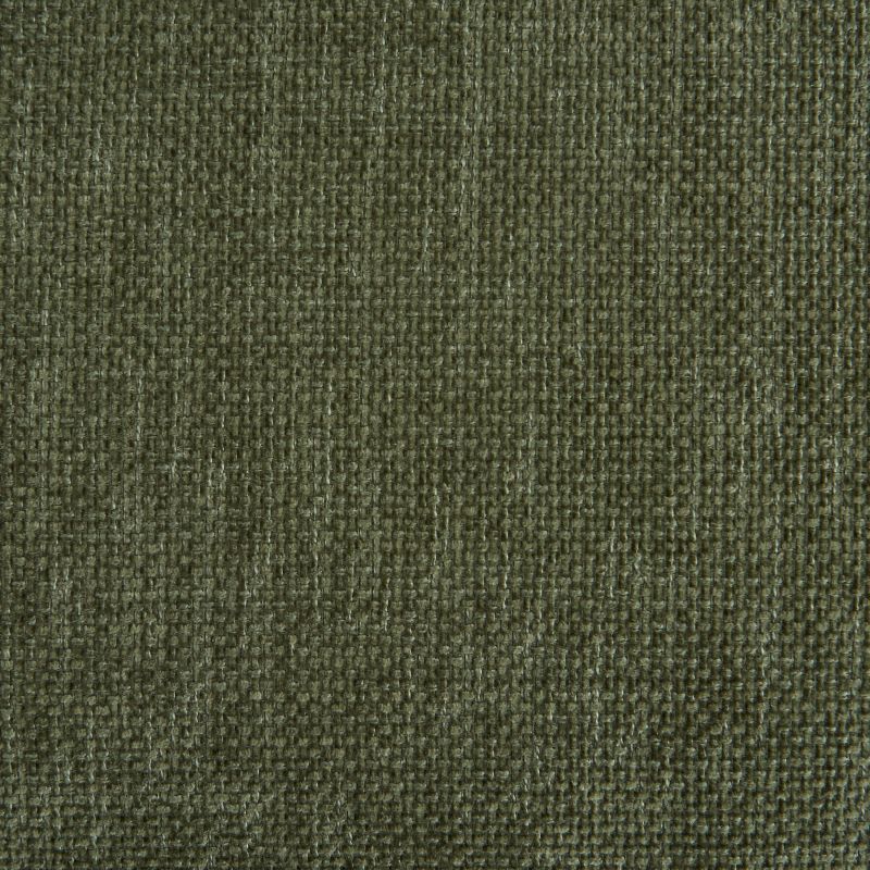 Canapé droit fixe CALIBA 3 places tissu chenille vert