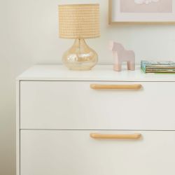 Commode enfant ROME blanc 3 tiroirs 90cm