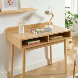 Bureau enfant NILA effet chêne 90cm