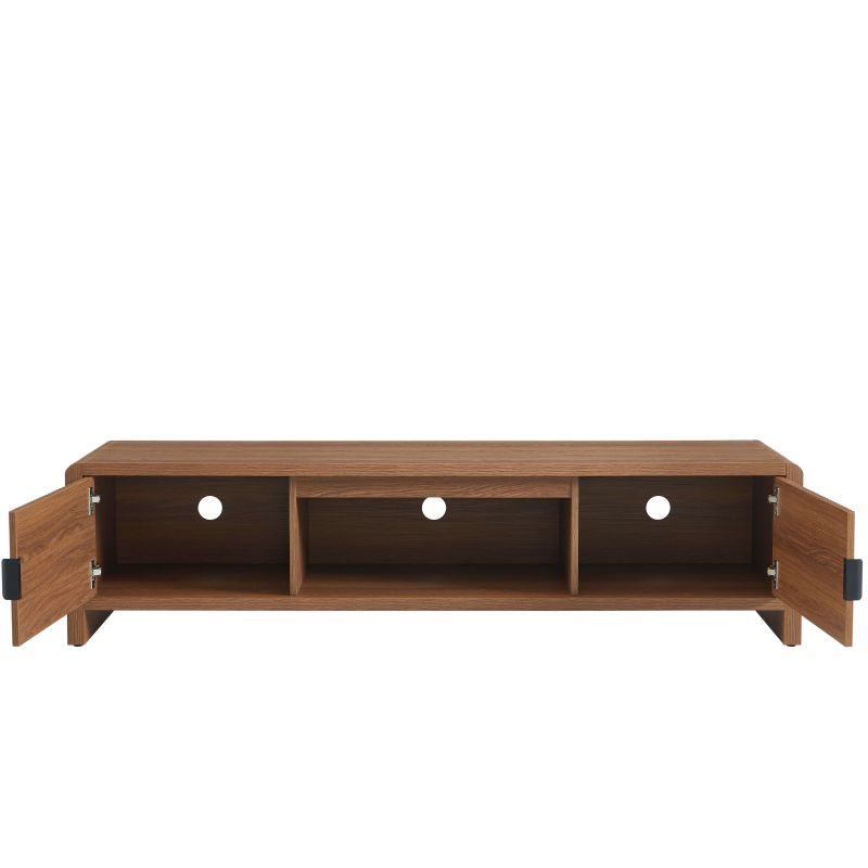 Meuble TV UTICA effet noyer 160cm