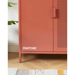 Buffet PANTONE métal terracotta h100cm