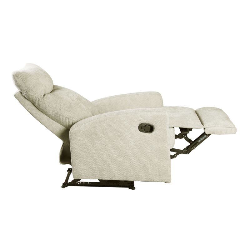 Fauteuil relax manuel ANTARES 1 place tissu beige