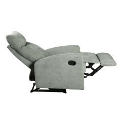 Fauteuil relax manuel ANTARES 1 place tissu vert