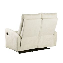 Canapé relax manuel ANTARES 2 places tissu beige