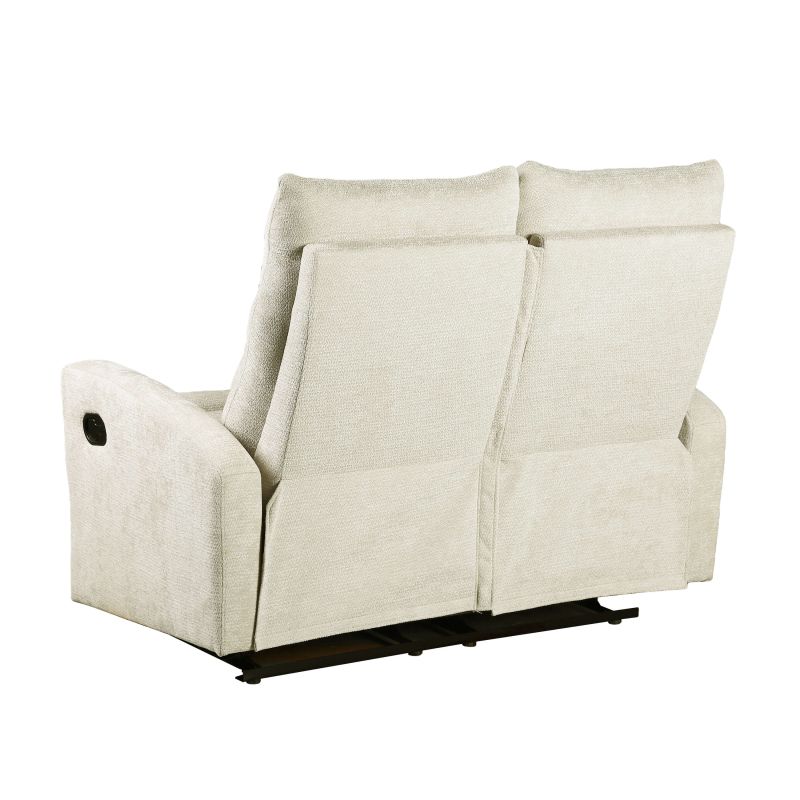 Canapé relax manuel ANTARES 2 places tissu beige