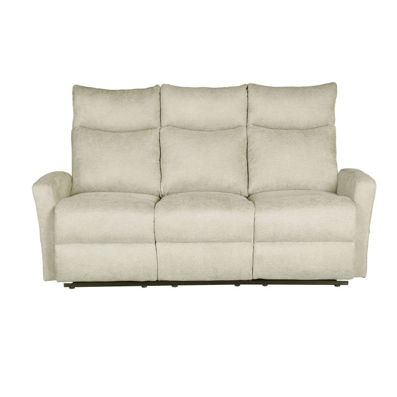 Canapé relax manuel ANTARES 3 places tissu beige